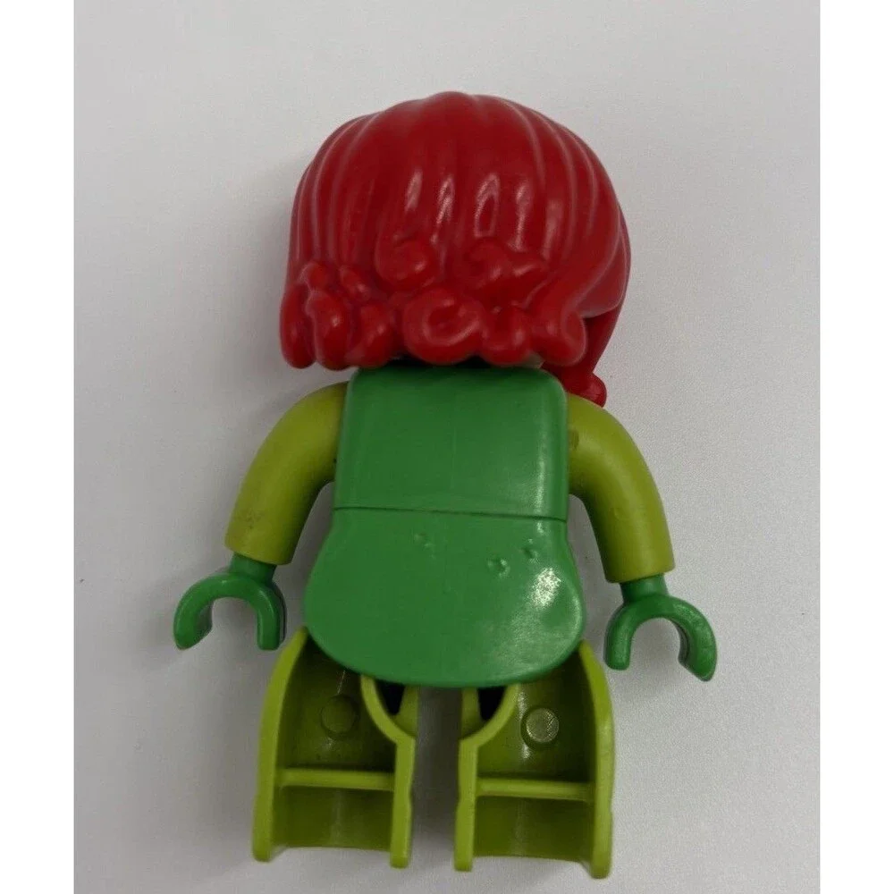LEGO DC Poison Ivy Minifigure Red Hair Green Outfit Plastic Age 4+